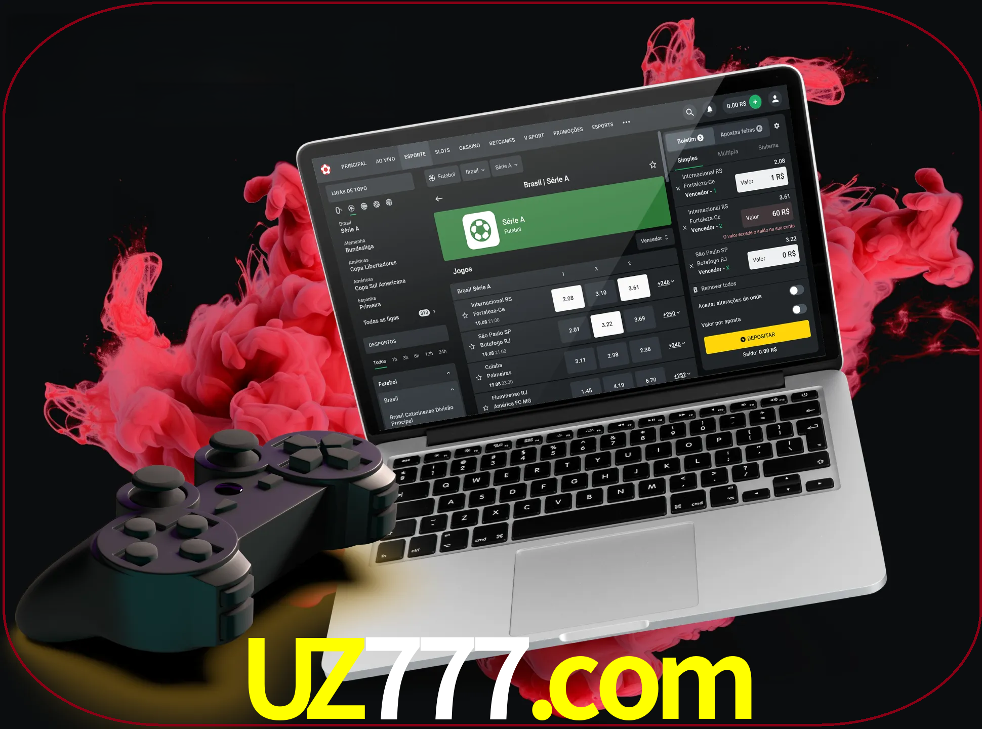Visite a secção especial de jogos de vídeo em uz777 para descobrir em que jogos pode apostar e ganhar muito dinheiro.