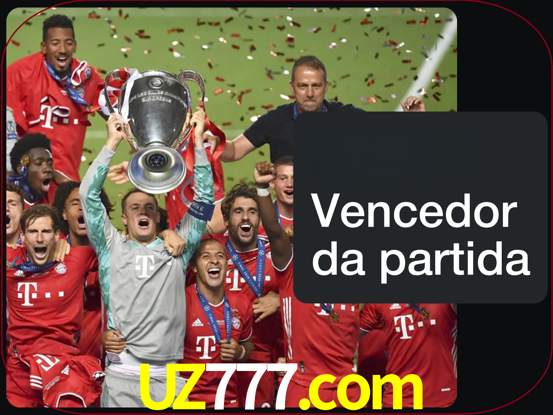 Aposte no vencedor e ganhe uma grande quantia de dinheiro.