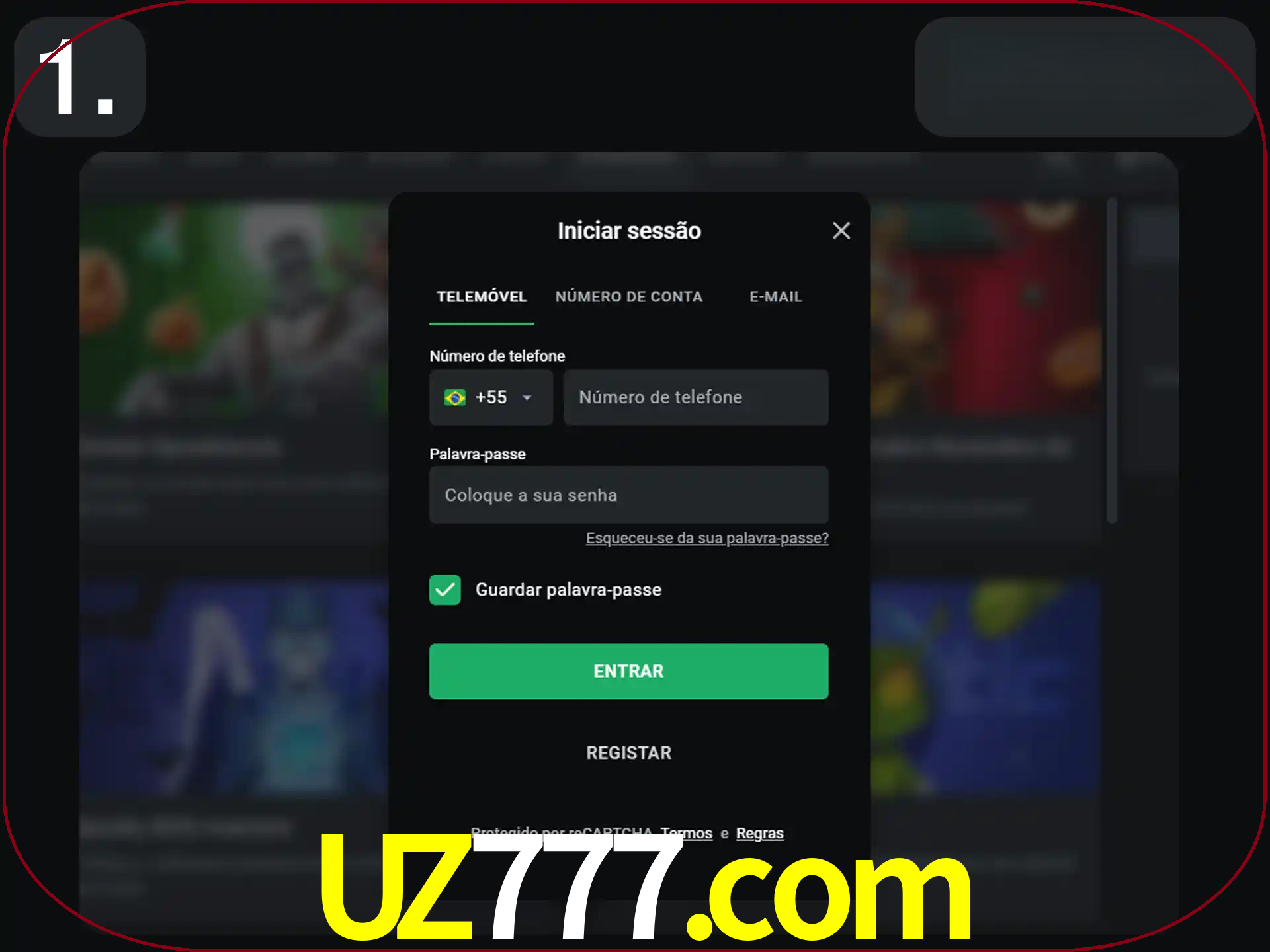 Acesse o site.