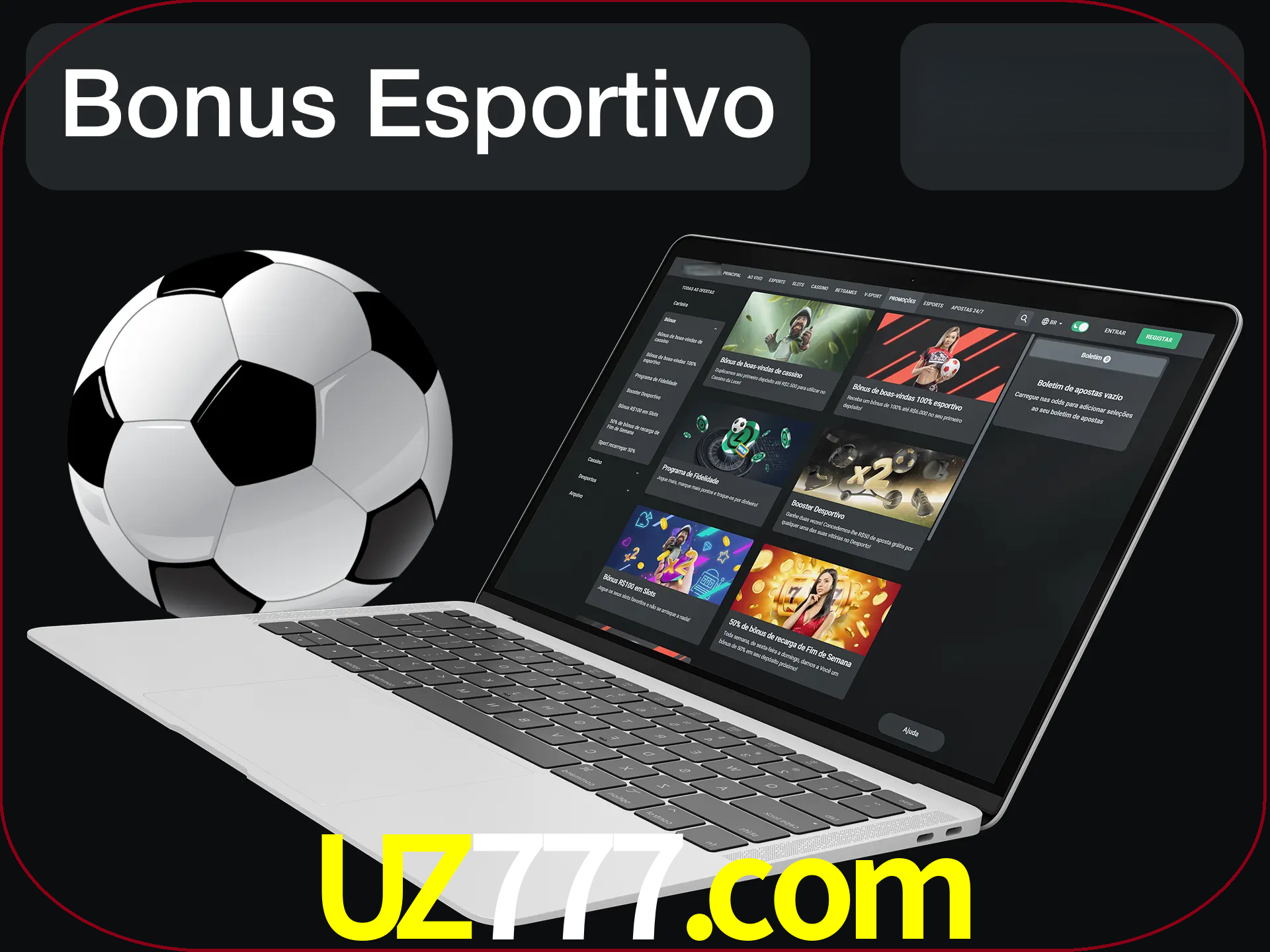 Antes de começar a apostar, use o bônus esportivo.